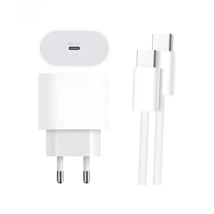 AsilTech 35W USB-C Hızlı Şarj Adaptörü Type-C to C Kablo Seti