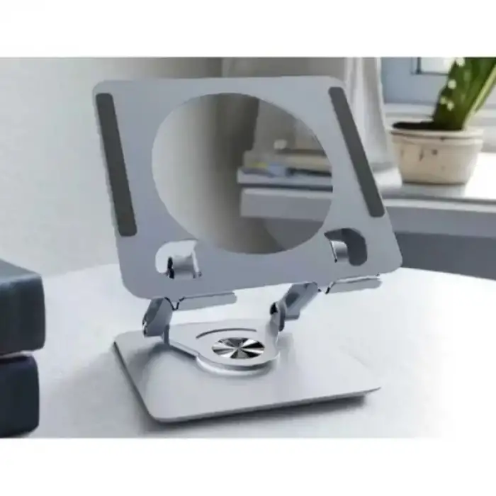 AsilTech 360 Derece Dönebilen Yükseltilmiş Masaüstü Ayarlanabilir Metal Tablet Standı