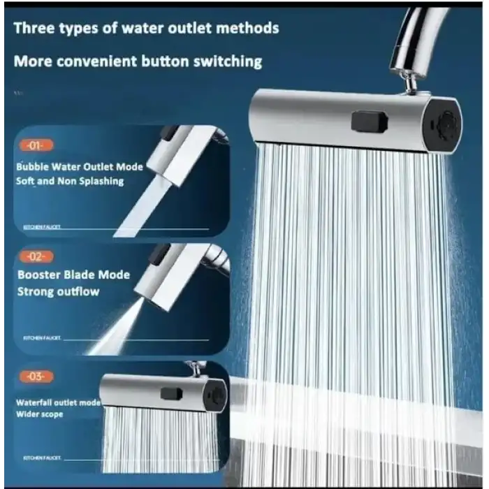 AsilTech 360 Derece Döner Musluk Başlığı