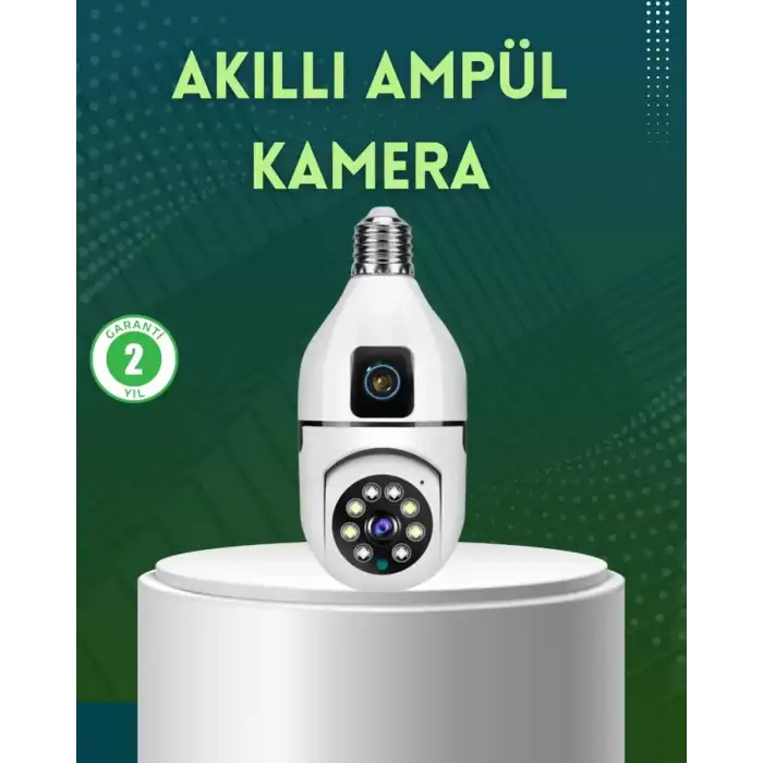 AsilTech 360 Derece Panoramik WiFi Kamera – Full HD Ev Güvenlik Sistemi