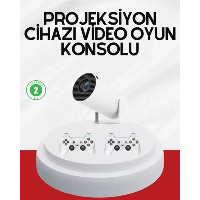AsilTech 3D Oyun Destekli Kablosuz Ev Sinema Projeksiyon Cihazı