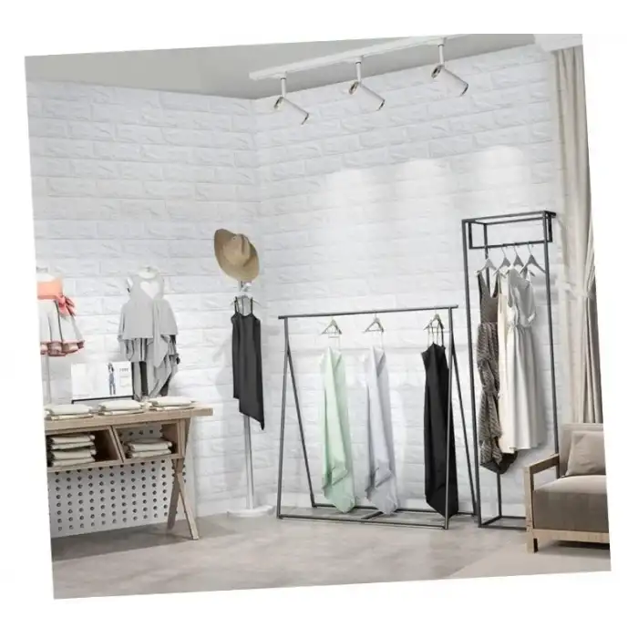 AsilTech 3D Tuğla Desenli Kendinden Yapışkanlı Duvar Paneli 58x38 cm