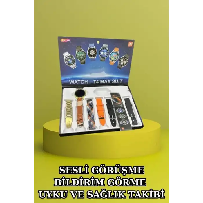 AsilTech 3.Nesil TWS Bluetooth Kulaklık Bluetooth Bağlantılı Akıllı Saat Amoled Ekran Plastik Hasır Kordon