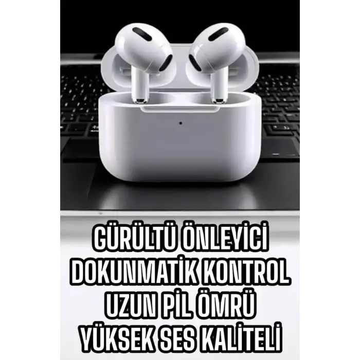 AsilTech 3.Nesil TWS Bluetooth Kulaklık Mikrofonlu ANC Özelliği Dokunmatik Kontrol