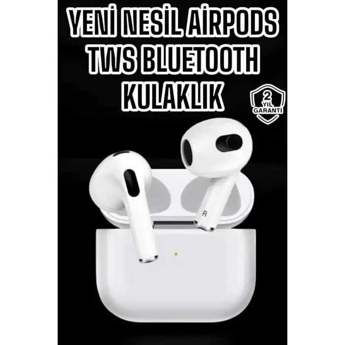 AsilTech 3.Nesil TWS Bluetooth Kulaklık Mikrofonlu ANC Özelliği Dokunmatik Kontrol
