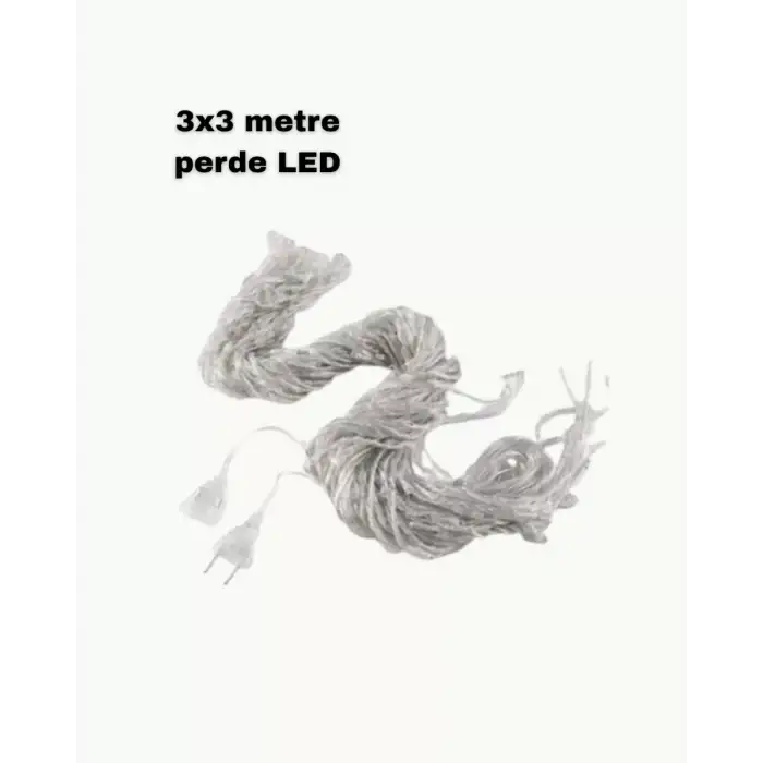 AsilTech 3x3 LED Işık Perdesi Şelale Model İç Dış Mekân Dekorasyonu