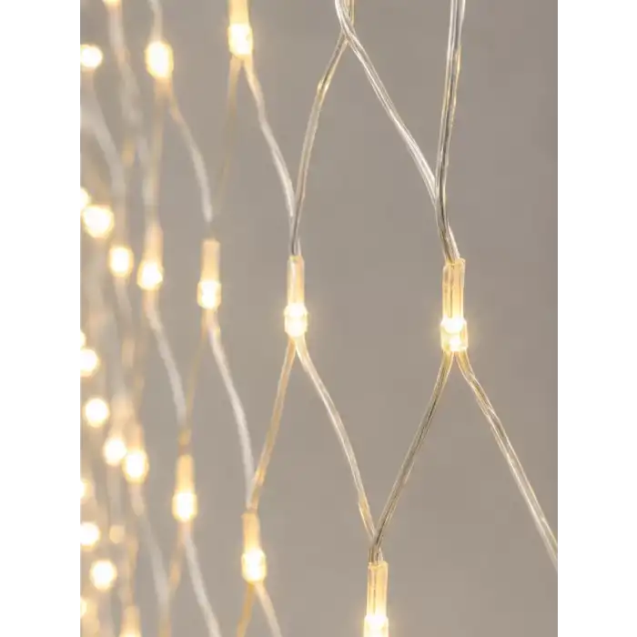 AsilTech 3x3 Metre Ağ LED ile Bahçenize Sıcak ve Şık Aydınlatma
