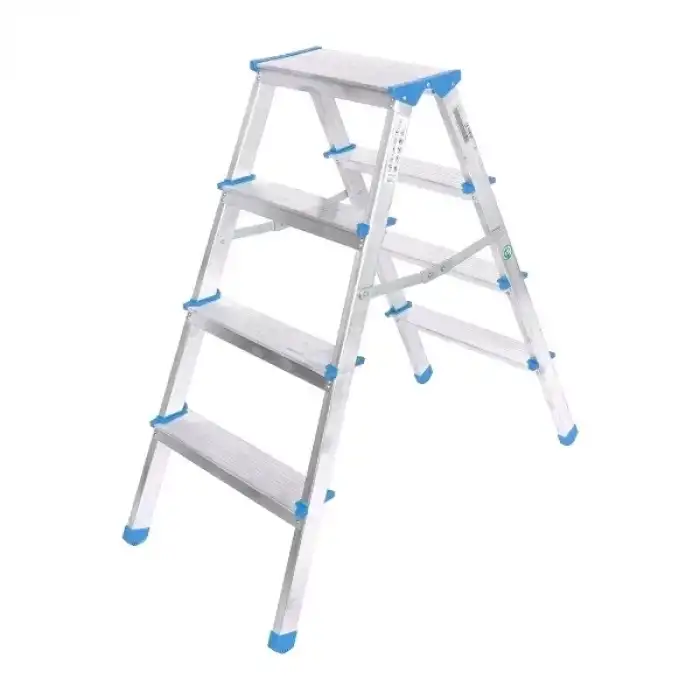 AsilTech 4+4 Çift Basamaklı Alüminyum Metal Merdiven