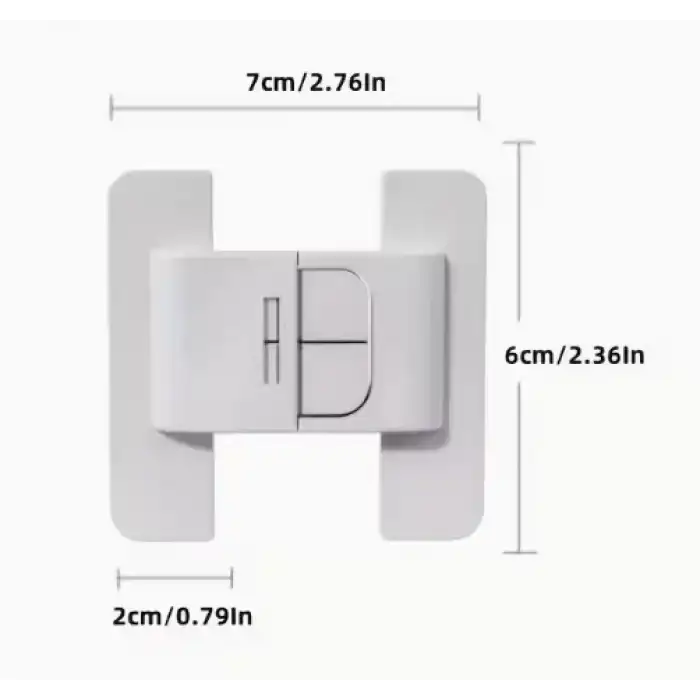 AsilTech 4 Adet Buzdolabı Çekmece ve Dolap Kapağı Çocuk Kilidi