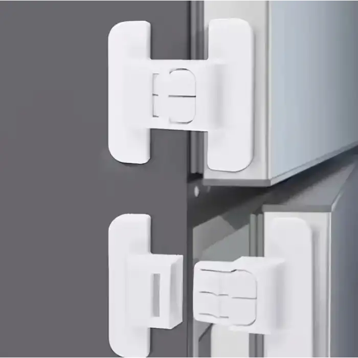 AsilTech 4 Adet Buzdolabı Çekmece ve Dolap Kapağı Çocuk Kilidi