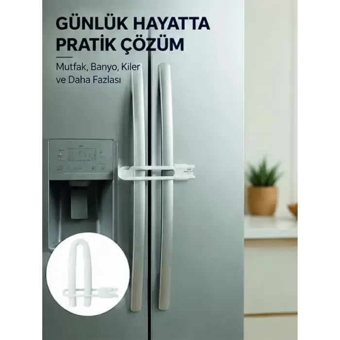 AsilTech 4 Adet Dolap ve Kapak Emniyet Kilidi Evde Güvenli Kullanım İçin Yeni Nesil