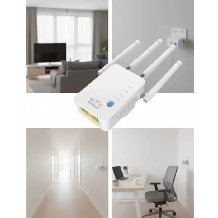 AsilTech 4 ANTENLİ WİFİ GÜÇLENDİRİCİ