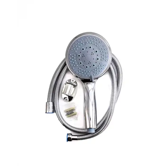 AsilTech 4 Modlu El Duşu Başlığı Spiral Hortumlu Duş Seti Banyo Aksesuarı