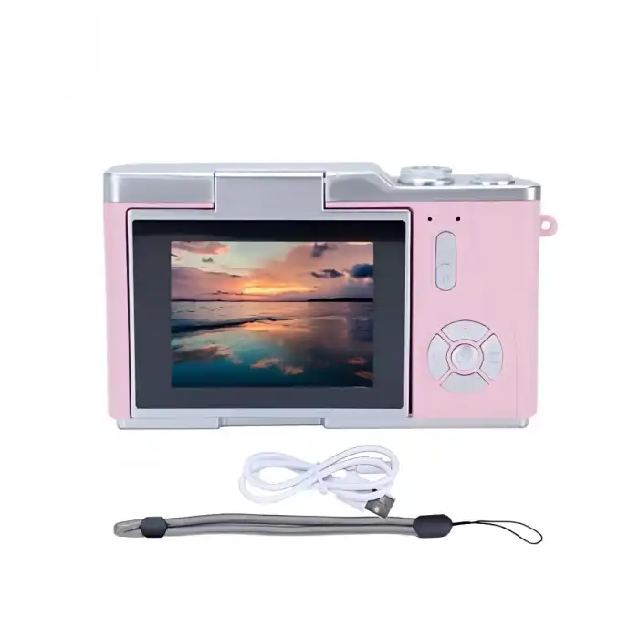 AsilTech 48 MP Vlog Kamera 1080P Video Flip Screen Uzun Pil Ömrü Selfie Kamera