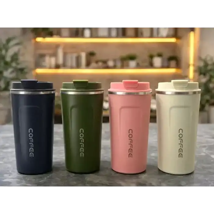 AsilTech 480 ml Paslanmaz Çelik Termos Mug Bardak