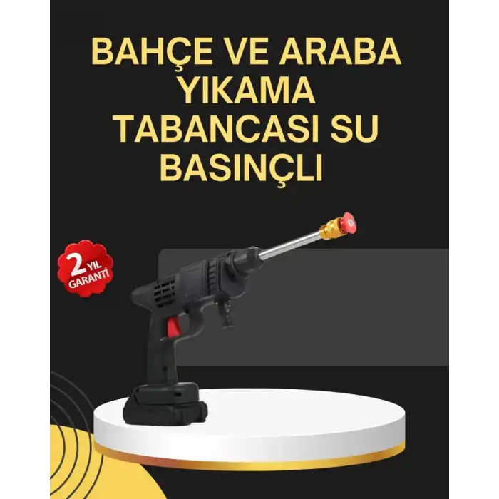 AsilTech 48V Şarjlı Basınçlı Yıkama Tabancası Köpük ve Çift Nozul 2025 Model