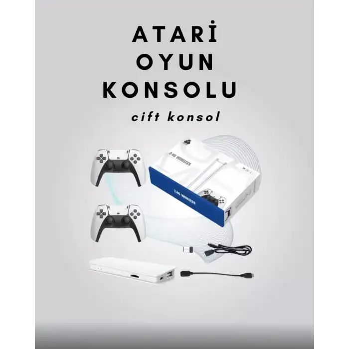 AsilTech 4K Destekli Bluetooth Retro Oyun Konsolu – M15 Modeli