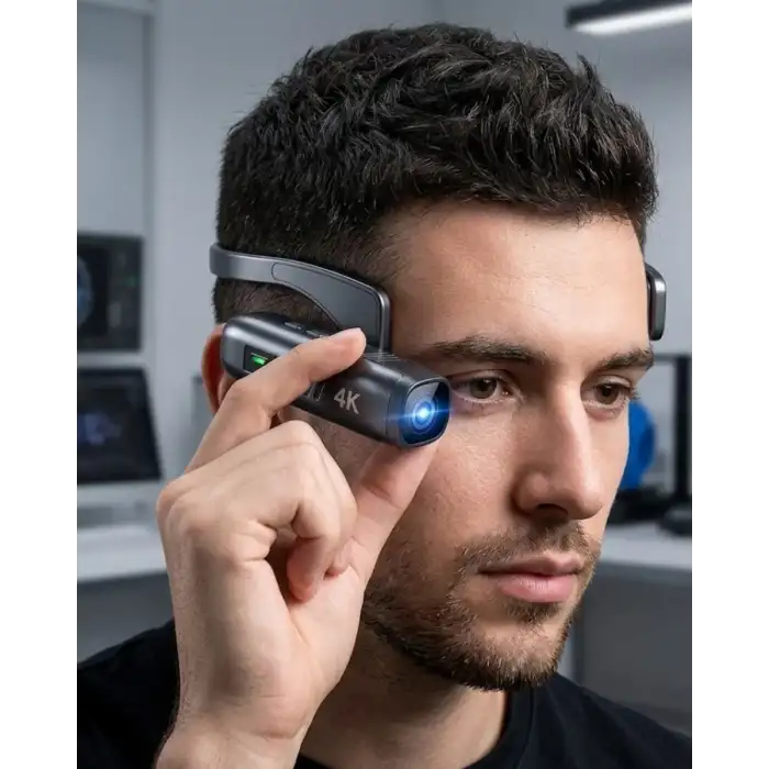 AsilTech 4K Giyilebilir Mini Kamera EIS Stabilizasyon 120° Geniş Açı WiFi Kontrol