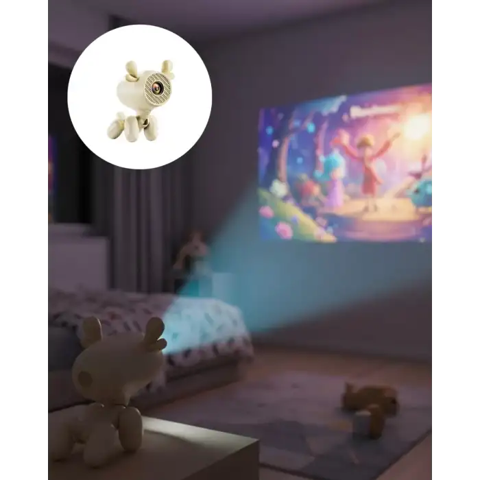 AsilTech 4K İçerik Destekli Akıllı Projeksiyon WiFi Bluetooth Android