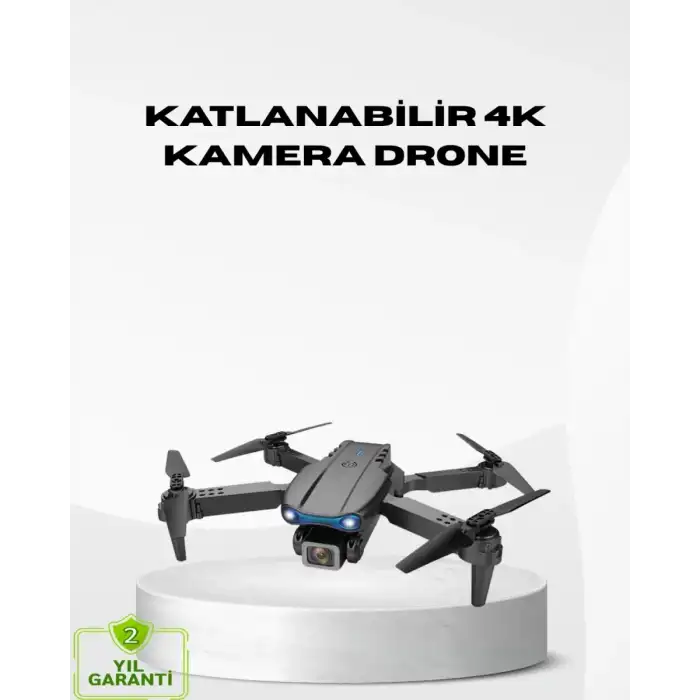 AsilTech 4K Katlanabilir Drone Uzaktan Kontrollü Wi-Fi Görüntü Aktarımlı