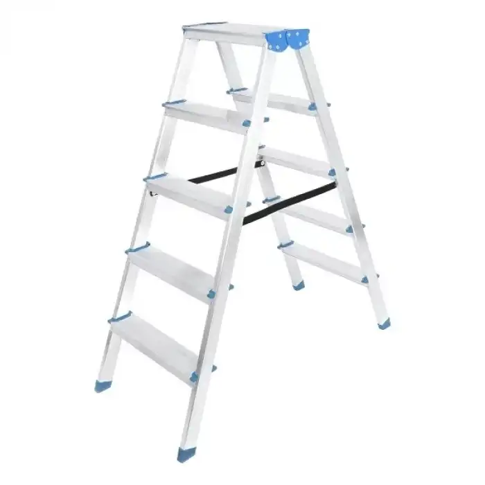 AsilTech 5+5 Çift Basamaklı Alüminyum Metal Merdiven