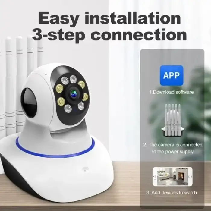 AsilTech 5 Antenli Bebek Ev Güvenlik Kamerası