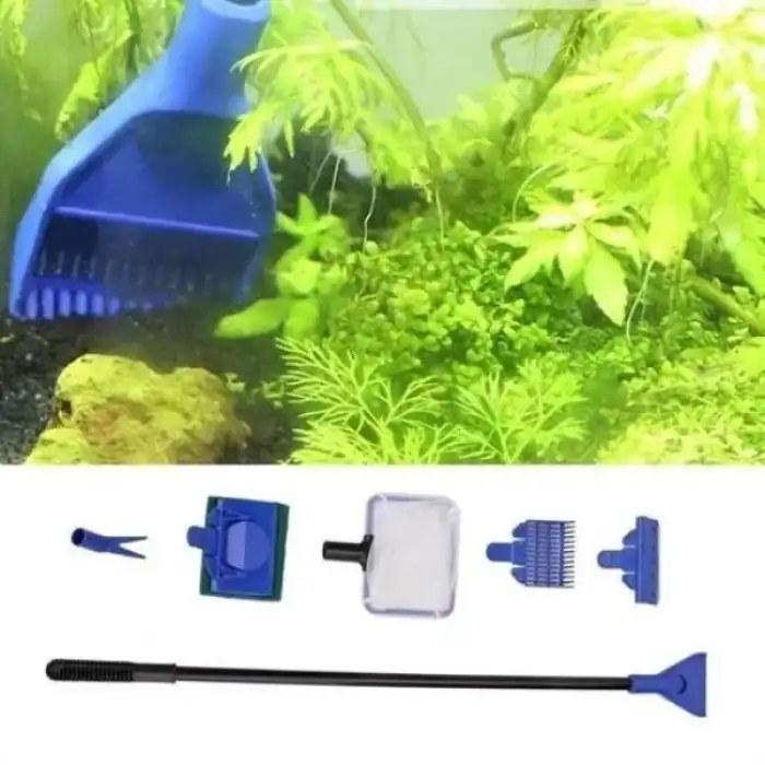 AsilTech 5i 1 Arada Akvaryum Tankı Temizleme Seti