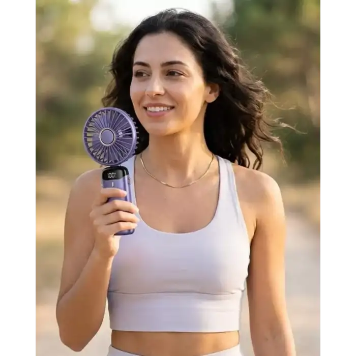 AsilTech 5 Kademeli Güçlü Üfleme Kapasiteli Taşınabilir Mini Fan