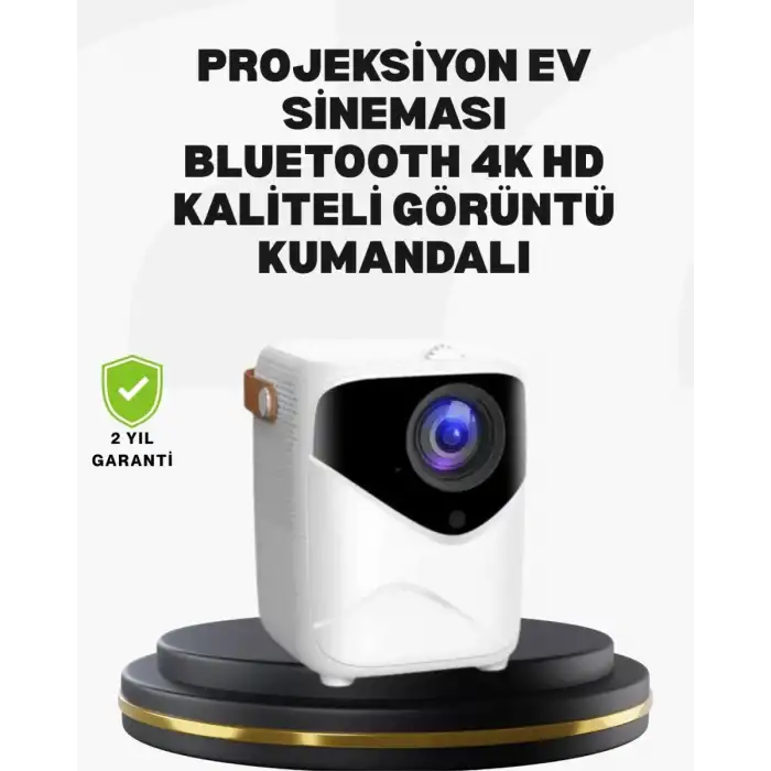 AsilTech 50 inç TV Deneyimli Projektör – Yakın Mesafede Geniş Görüntü