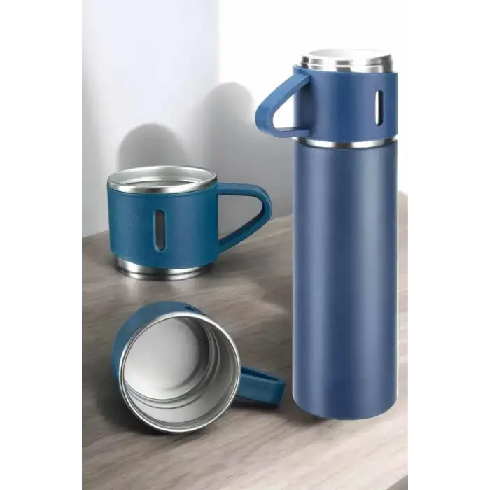 AsilTech 500 ml Kapasiteli Taşınabilir Basınçlı Termos Seti Günlük Kullanım için İdeal