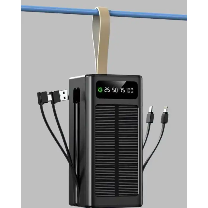 AsilTech 50.000 Powerbank güneş enerjili