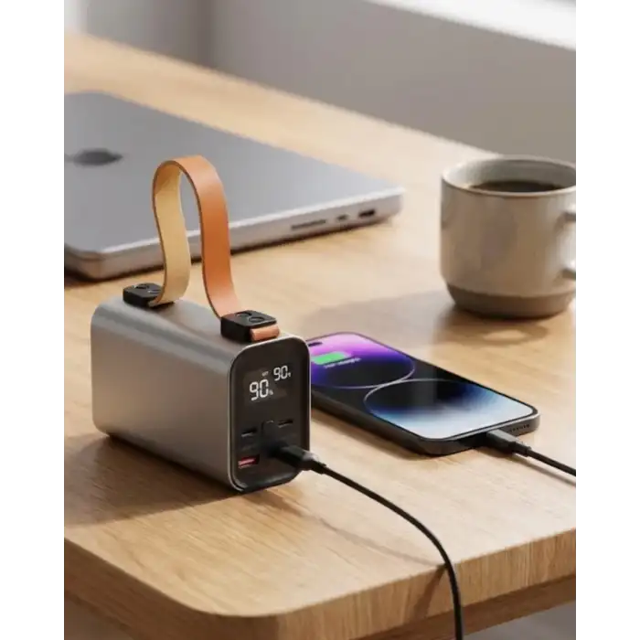 AsilTech 50000mAh Yüksek Kapasiteli Power Bank Çoklu Çıkışlı Fast Charge