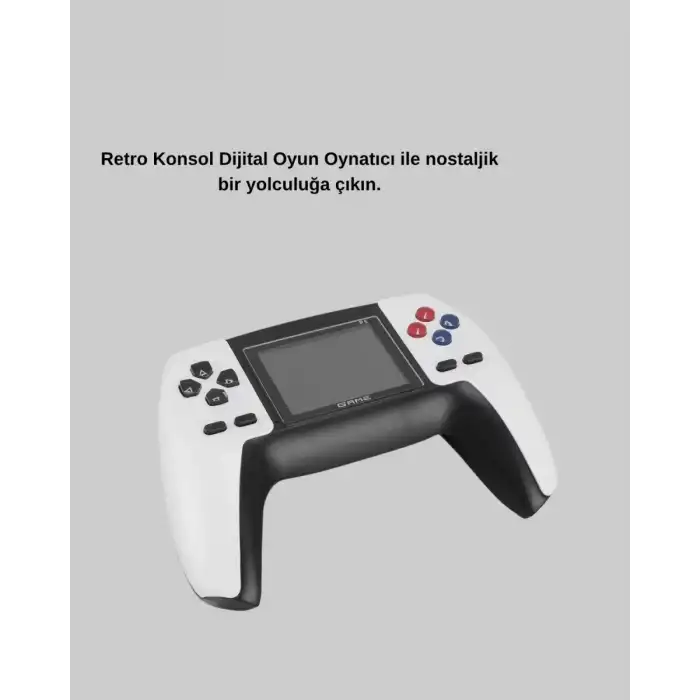 AsilTech 520 Klasik Oyunlu P5™ ControllerView Retro Konsol – Şarjlı,  Ergonomik Tasarım