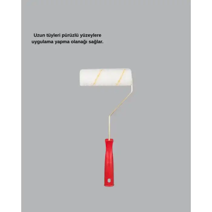 AsilTech 5’li Mini Rulo Boya Seti Duvar Tavan Emülsiyon Uygulama