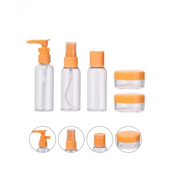 AsilTech 5Lİ SEYAHAT ŞİŞESİ TURUNCU