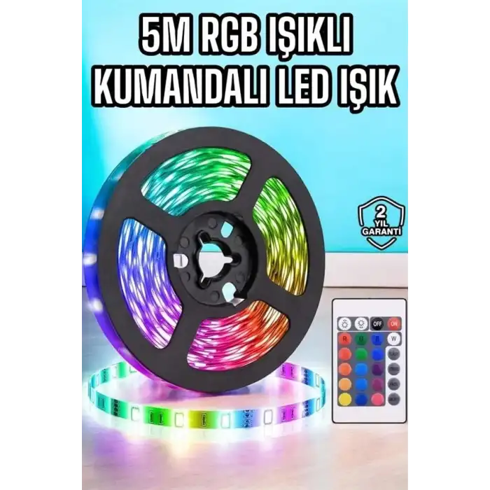 AsilTech 5M RGB Işıklı Her Ortama Uygun Led Işık