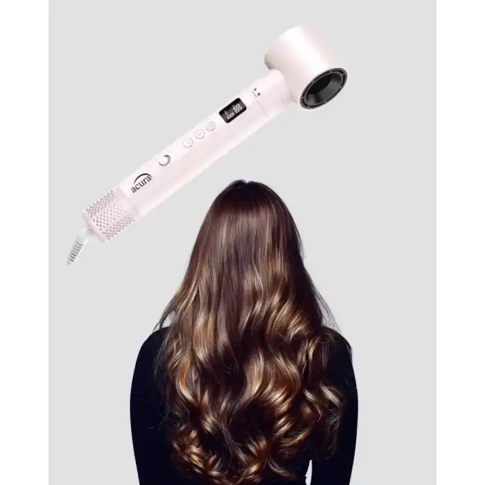 AsilTech 6 Başlıklı Hızlı Kurutma ve Bukle Şekillendirme Seti