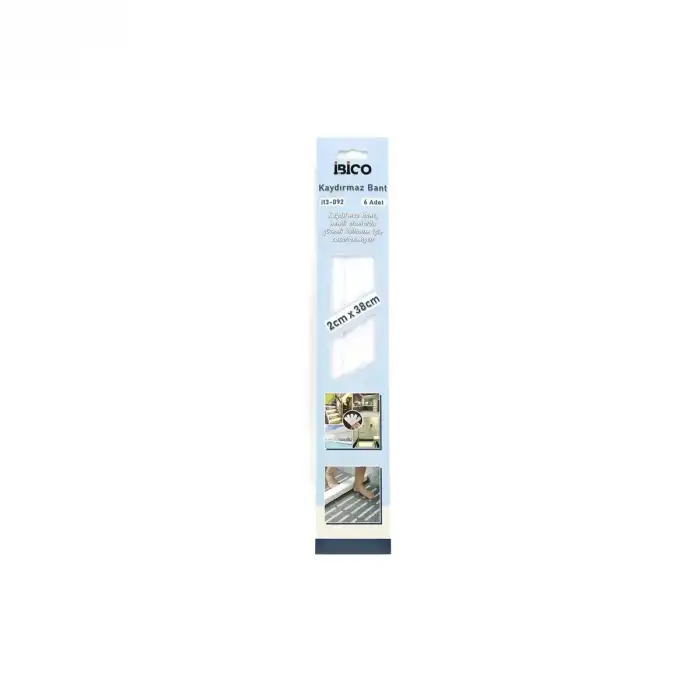 AsilTech 6lı Kaydırmaz Bant Seti - 2x38 cm - Nemli Alanlar İçin