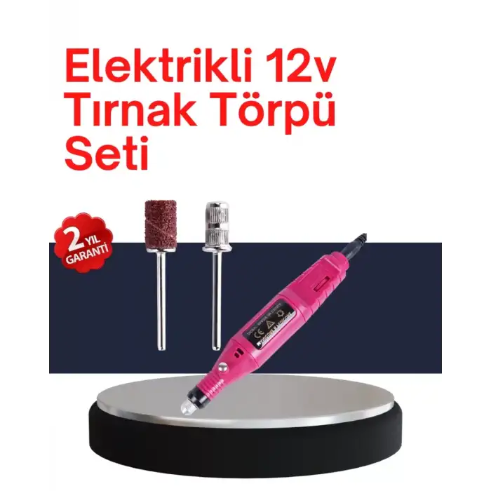 AsilTech 6 Uçlu Elektrikli Manikür Pedikür Seti