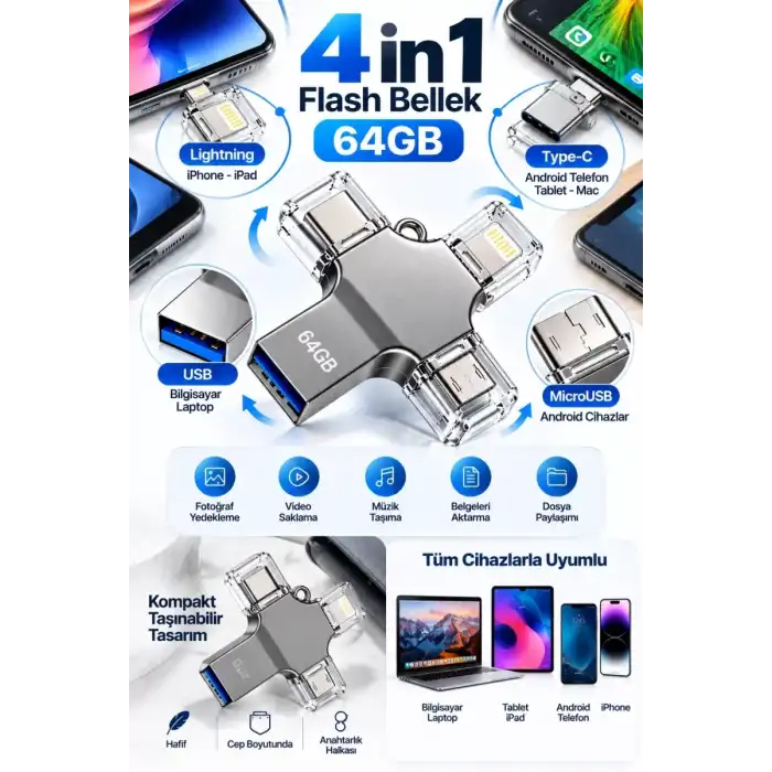 AsilTech 64 GB FLASH BELLEK