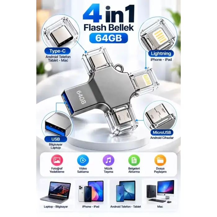 AsilTech 64 GB FLASH BELLEK