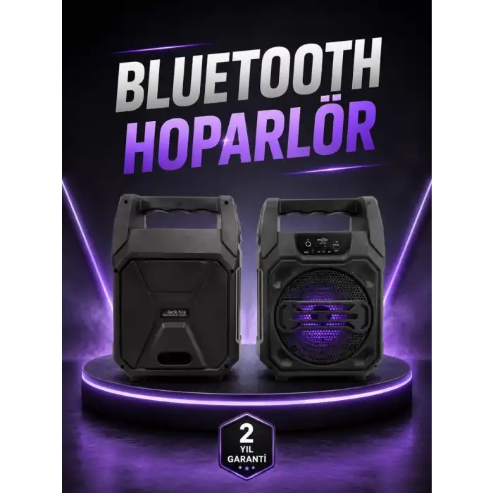 AsilTech 6.5 İnç Kablosuz Hoparlör Bluetooth Bağlantılı Yüksek Ses