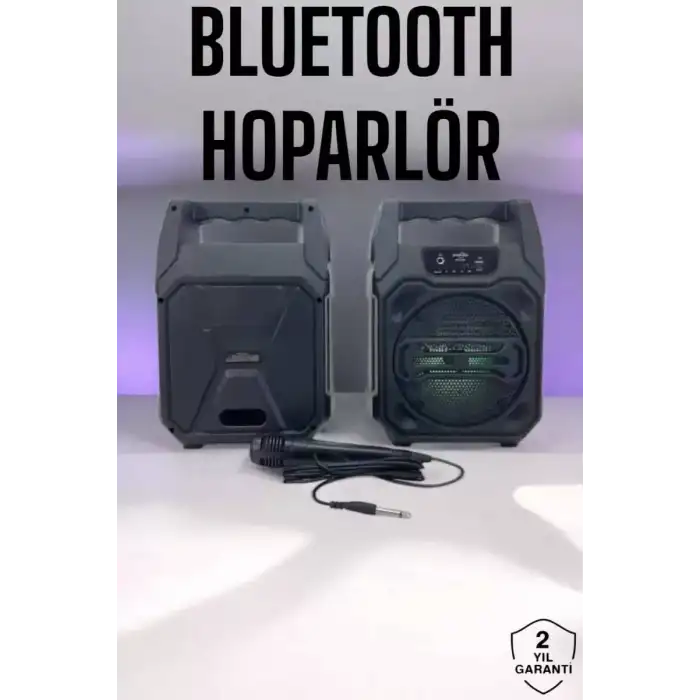 AsilTech 6.5 İnç Kablosuz Hoparlör Bluetooth Bağlantılı Yüksek Ses Kaliteli