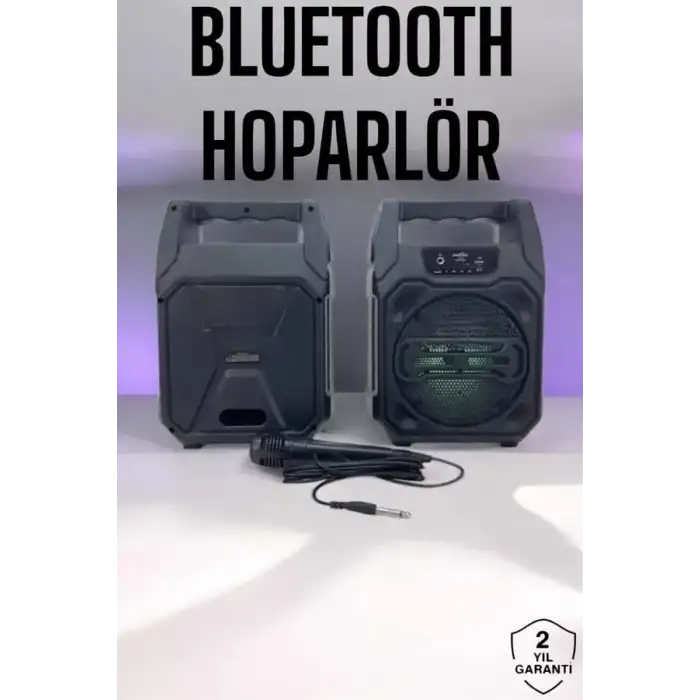 AsilTech 6.5 İnç Kablosuz Hoparlör Bluetooth Bağlantılı Yüksek Ses Kaliteli