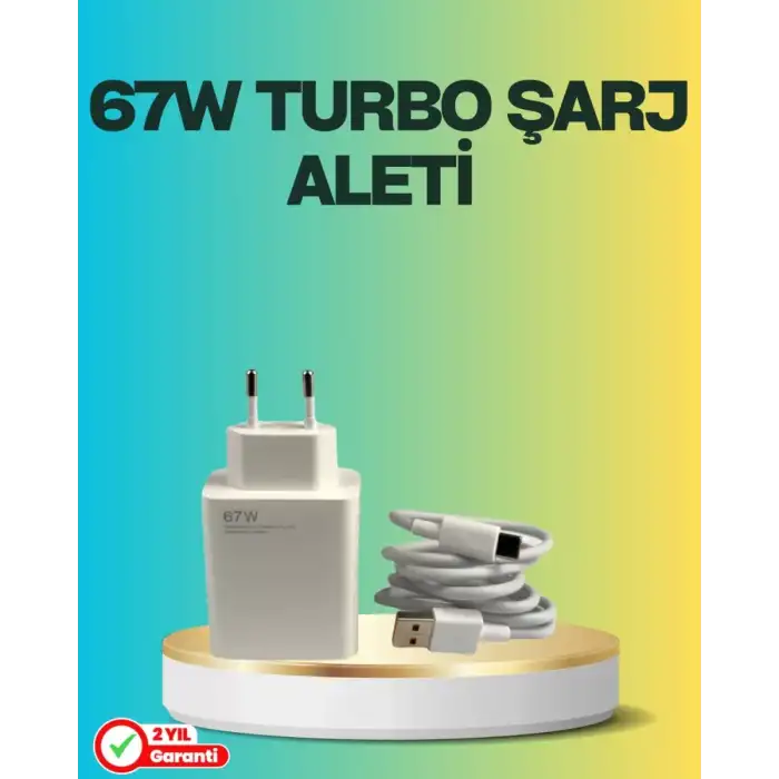 AsilTech 67 Watt Type C Turbo Şarj Seti