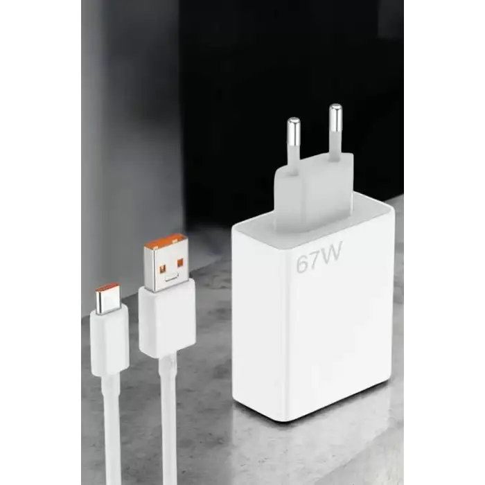 AsilTech 67W Şarj Aleti Turbo Hızlı Type-C Şarj