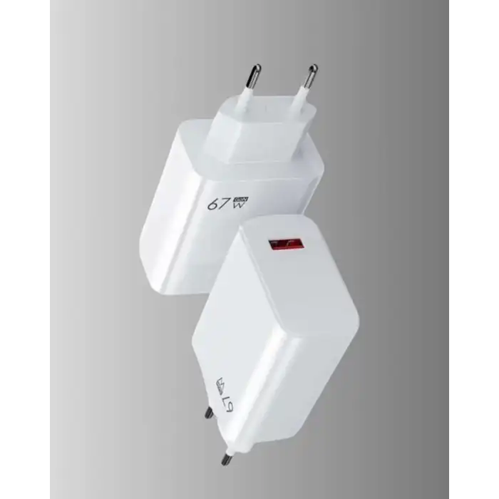 AsilTech 67W Turbo Type-C Hızlı Şarj Adaptörü – Akıllı Koruma Çipli, Hızlı Şarj Destekli