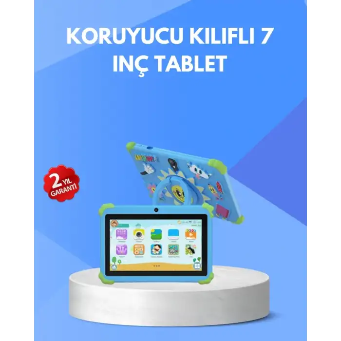 AsilTech 7 İnç Android Tablet WiFi Bluetooth ve Çift Kamera Destekli
