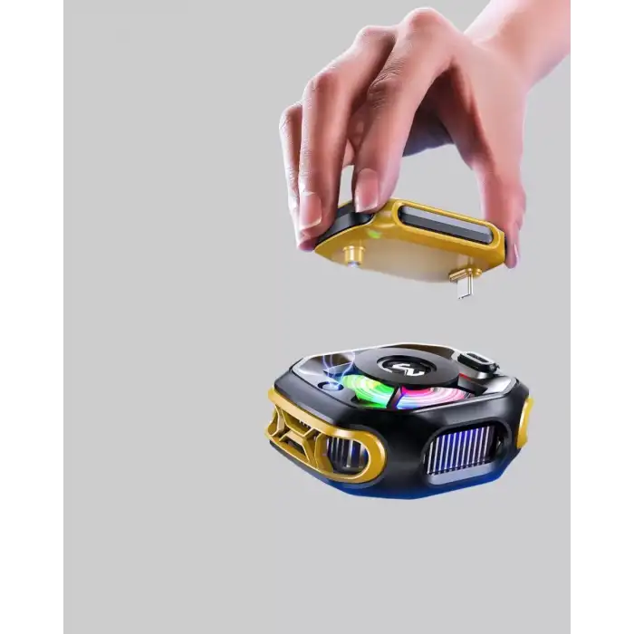 AsilTech 7 Kanatlı Vortex Fanlı Akıllı Telefon Soğutma Aparatı