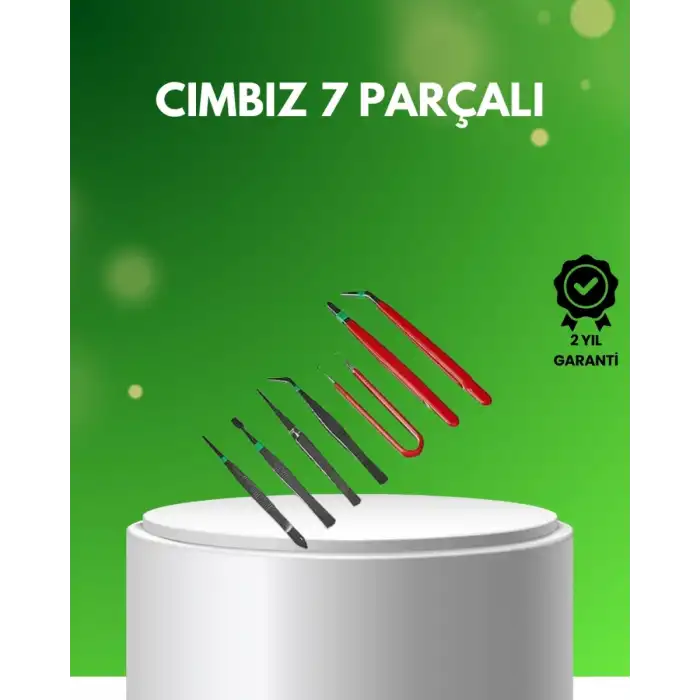 AsilTech 7 Parça Hassas Çelik Cımbız Seti Elektronik ve Saat Tamiri İçin